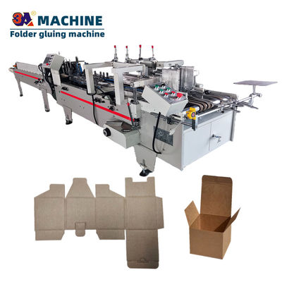 Machine automatique pour former du papier à base de glues en mini-boîte ondulée