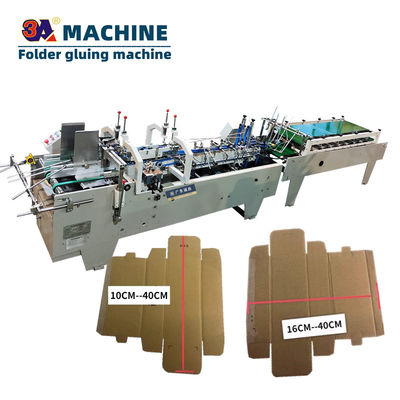 Machine automatique pour former du papier à base de glues en mini-boîte ondulée