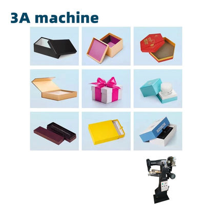 CQT-TJ machine à coller du ruban adhésif de coin de boîte de papier rigide