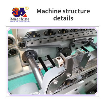 Machine à coller des dossiers textiles à tension 380 V pour les dossiers de présentation professionnels