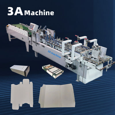 3ACQ-580D Gluer automatique pour dossiers mécanique pour 4 et 6 angles pliant 1200 kg Poids