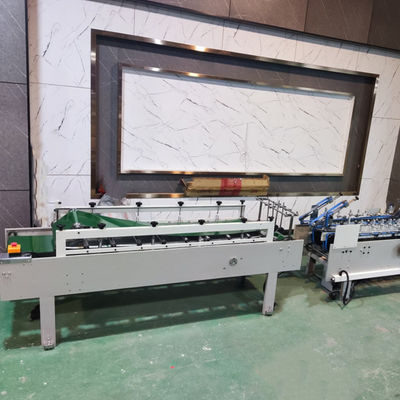 3ACQ-580D Gluer automatique pour dossiers avec machine à attacher Facile à utiliser et semi-automatique