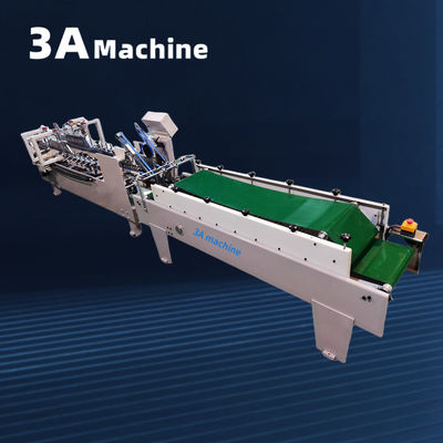 3A PLC Auto Lock Bottom Folder Machine collée pour la fabrication de dossiers de présentation