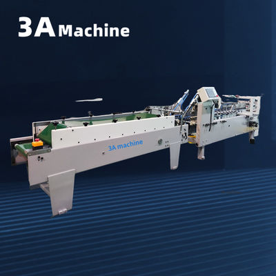 3A PLC Auto Lock Bottom Folder Machine collée pour la fabrication de dossiers de présentation