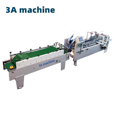 Production d'expérience avec la machine de collage du dossier de carton 580D et fonction optionnelle