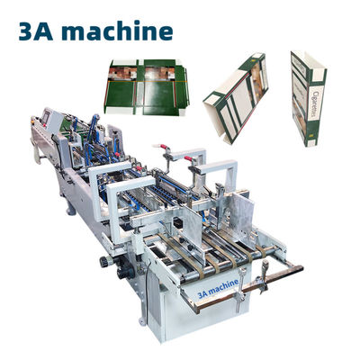 3ACQ 580D Machine à plier des boîtes en carton avec 4,5 kW de puissance et des pièces de rechange de colle