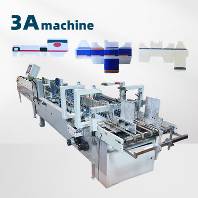 Contrôle PLC machine automatique de pliage et de collage de boîtes 380V Zh700d