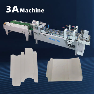 Contrôle PLC machine automatique de pliage et de collage de boîtes 380V Zh700d
