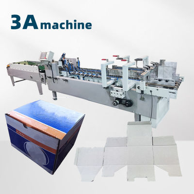1100 Modèle automatique 46 Corner Folder Gluer Press Semi Auto Folder Gluer Machine avec PLC