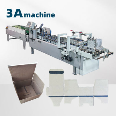 Mini-machine à collage de dossiers contrôlée par PLC pour les solutions de pliage et de collage de petites boîtes