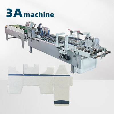 Machine de fabrication de boîtes en carton Vitesse de travail 230 m/min Convient pour les boîtes de 250 g à 650 g