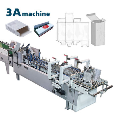 3ACQ 580E Machine à coller les dossiers en carton Collage latéral pour la production de boîtes à lunch