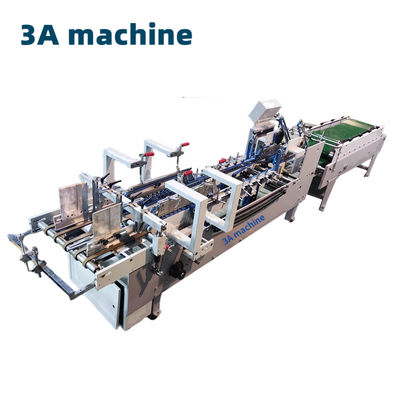 Machine à plier des boîtes en carton avec département de sortie facultatif et devis supplémentaire