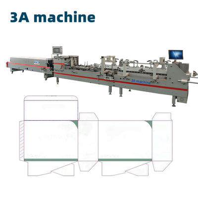 SHH800AG-2 Machine de colle à pliage automatique à verrouillage de boîte de fond pour une production facile et en boîte