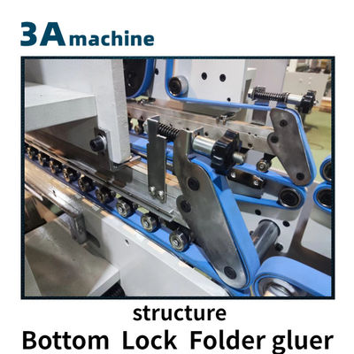 800AG-2 Gluer automatique de dossier à verrouillage inférieur avec vitesse