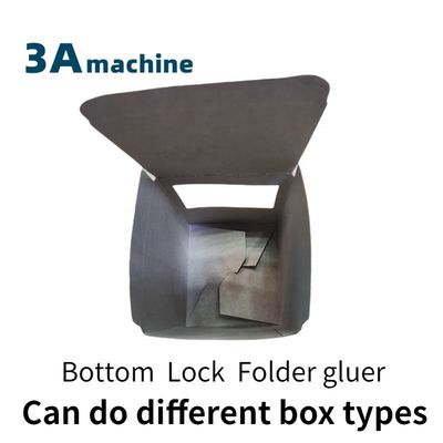 800 mm Taille maximale, boîtier automatique de verrouillage et machine à coller pour carton 250g-650g