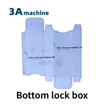 CQT900YG-2 Machine de fabrication de boîtes de carton à verrouillage au fond pré-pliée pour emballage de boîtes de parfums