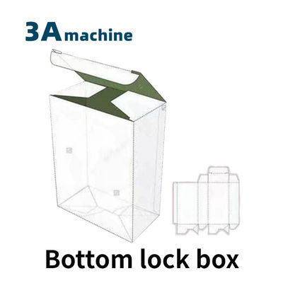 CQT900YG-2 Machine de fabrication de boîtes de carton à verrouillage au fond pré-pliée pour emballage de boîtes de parfums