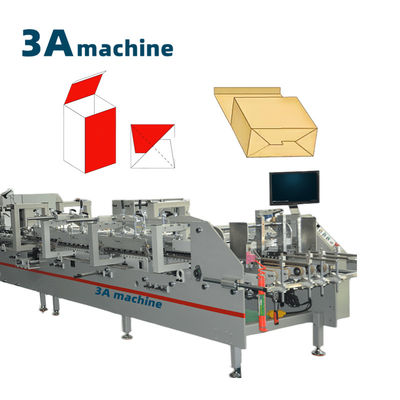 CQT900YG-2 Machine de fabrication de boîtes d'emballage à serrure de fond pré-pliée pour une productivité élevée