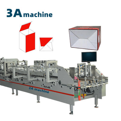 CQT-900YG-2 Fermeture de fond pré-pliée à double pièce machine à coller les dossiers en carton ondulé automatique
