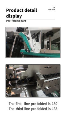 CQT-900YG-2 machine à coller automatique de dossier à verrouillage de fond pré-pliée pour boîte en carton
