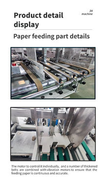 CQT-900YG-2 machine à coller automatique de dossier à verrouillage de fond pré-pliée pour boîte en carton