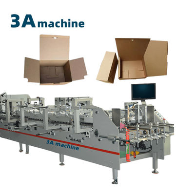 Boîte étendue Mini Fast Food Box Machine de thermoformage Boîte pliante Gluer CQT 900YG-2