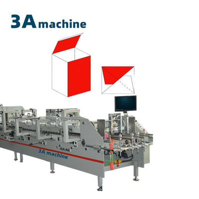 Machine à coller à la base de boîtes de carton CQT 900YG-2 pré-pliée à verrouillage inférieur