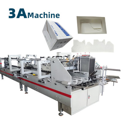 CQT 900YG-2 Fermeture de fond pré-pliée à double pièce Machine à coller les dossiers en carton ondulé automatique