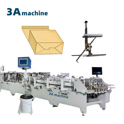 Machine à coller de boîte pliante à verrouillage de fond pré-pliée CQT 900YG-2 pour carton 250g-650g