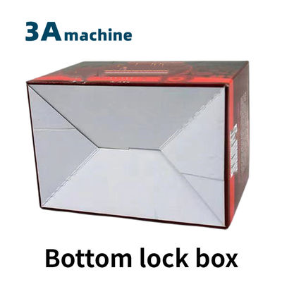 Machine à coller de boîte pliante à verrouillage de fond pré-pliée CQT 900YG-2 pour carton 250g-650g