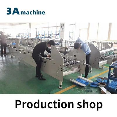 CQT 650JYG Crash Lock Box Bottom Folder-Gluer 650 avec robot de pré-pliage et de verrouillage automatique