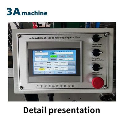 Vitesse maximale du revêtement 300 mètres/minute 380V3P CQT 650JYG Crash Lock Box Bottom Folder-Gluer