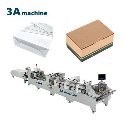 1100 JGKW boîte en carton/carte en carton ondulé machine à coller avec fonction de verrouillage du fond 3