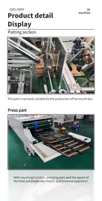 Machine à coller automatique manuelle pour carton et carton ondulé Général