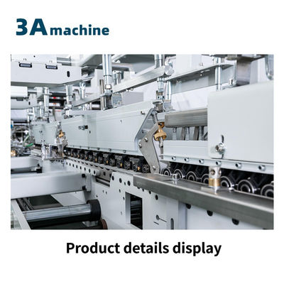 Machine à coller automatique à verrouillage de fond pliant pour 2-3 couches de papier ondulé