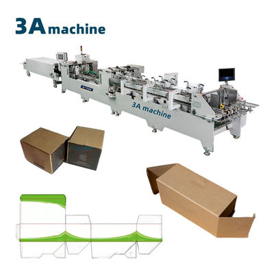 Boîte déployée plus large 1 125cm Double-verrouillage fond pliable machine à coller pour boîtes en carton