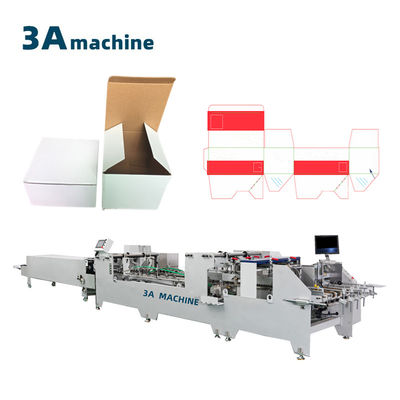 1300JGKW PLC contrôlée à double verrouillage machine à coller à fond pliable pour boîtes ondulées