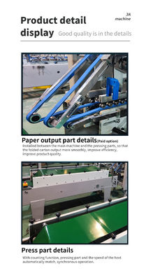 3ACQ**580D Machine à coller du carton pour le pliage et le collage de la colle à froid