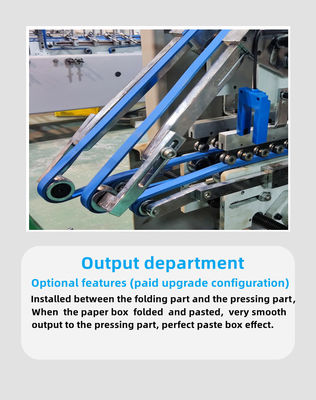 Machine à coller des dossiers en carton ondulé à haute productivité avec débogage facile Zh 800
