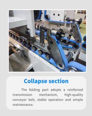 250 m/min Vitesse de travail Machine automatique de collage pour collage et pliage rapide du papier