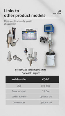 Machine à coller des boîtes dépliées de 130 mm à 500 mm