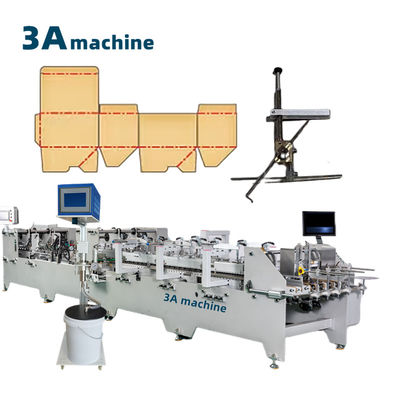 2200 KG CQT900YG-2 Pré-plié en bas de la serrure du dossier de colleur machine pour emballage de savon HRB