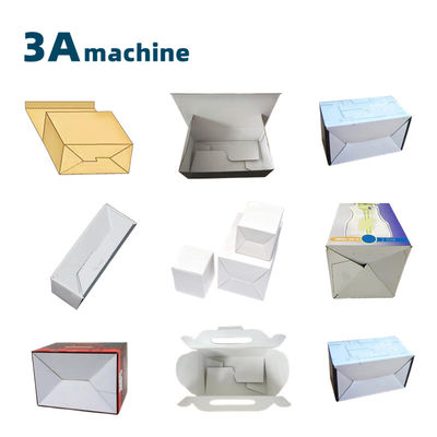 CQT900YG-2 machine à coller à la boîte semi-automatique à verrouillage de fond pré-pliée pour le matériel des machines