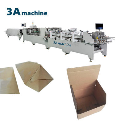 300 m/min Machine à coller automatique à double verrouillage à fond de carton pliable pour le papier commercial