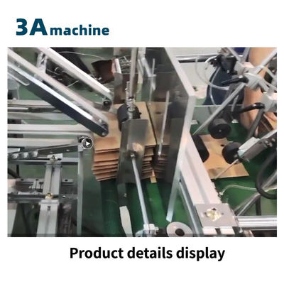 Machines de transformation du papier à double verrouillage, machines à coller à fond pliable pour boîtes ondulées