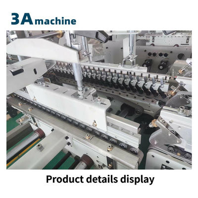Machines de transformation du papier à double verrouillage, machines à coller à fond pliable pour boîtes ondulées