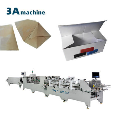 Machine à coller à collage à verrouillage inférieur et latéral pour carton/boîte ondulée de 1300 JGKW