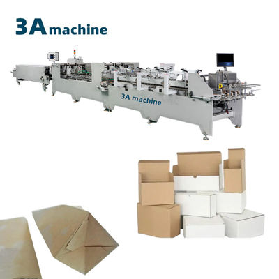 Boîte déployée plus large 125cm 1300 JGKW boîte en carton machine à colle à double verrouillage