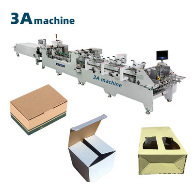 Vitesse de travail de 300 m/min Machine à coller à froid à double verrouillage en carton pour boîte ondulée